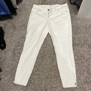Loft white skinny jeans